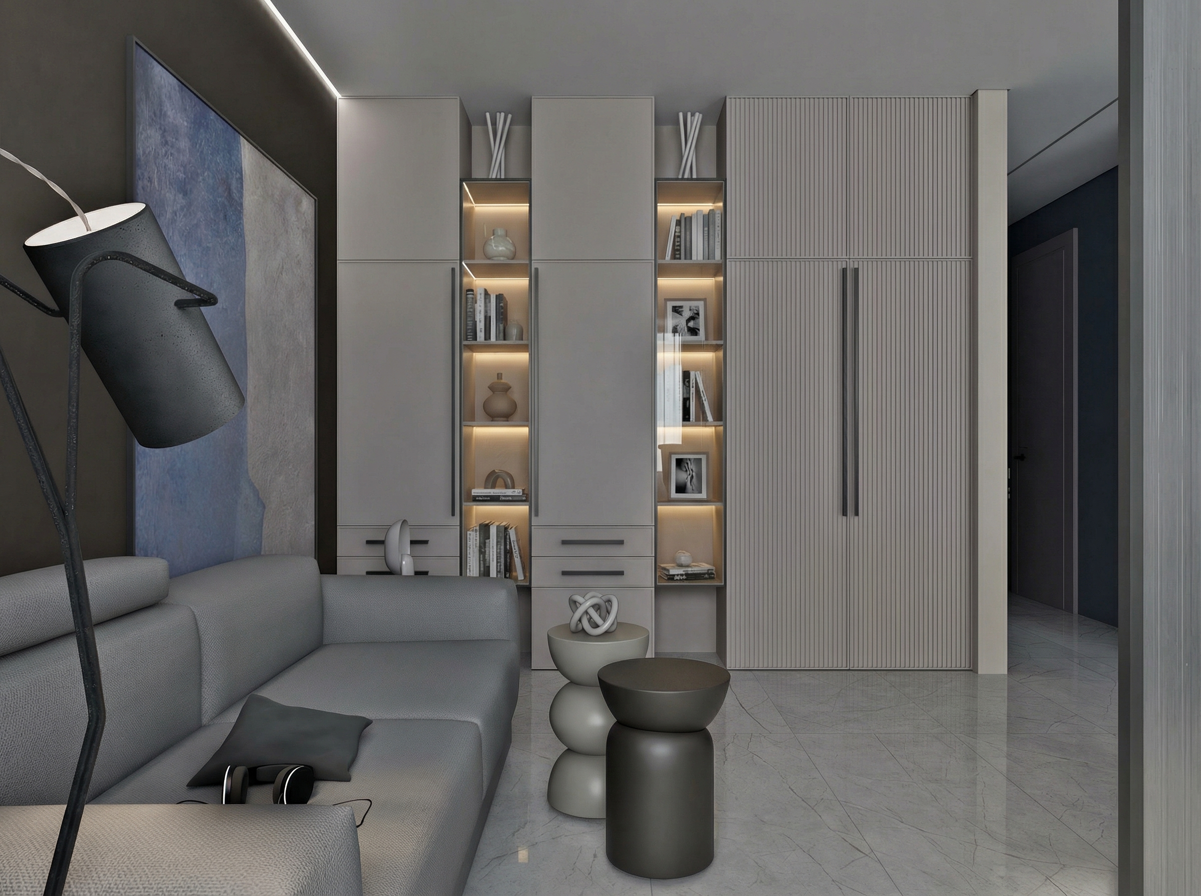 Современная минималистика с мягкими акцентами: проект Эльвиры Пановой