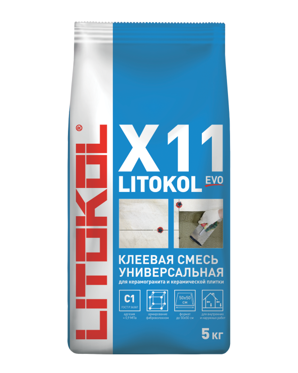 Купить LitoKol X11-клеевая смесь 5kg Al.bag в Москве-1
