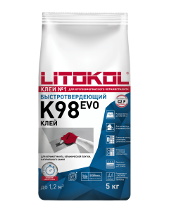 Купить Litostone К98-серая-клеевая смесь 5kg Al.bag в Новосибирске