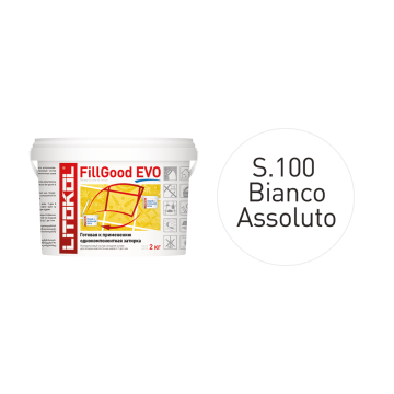 Купить FillGood EVO F.100 BIANCO ASSOLUTO готовая к применению полиуретановая 2,0kg bucket в Новосибирске