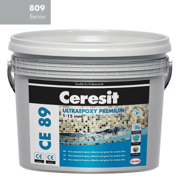 Купить Эпоксидная затирка Ceresit CE89 2,5kg C.Gray 809 в Красноярске