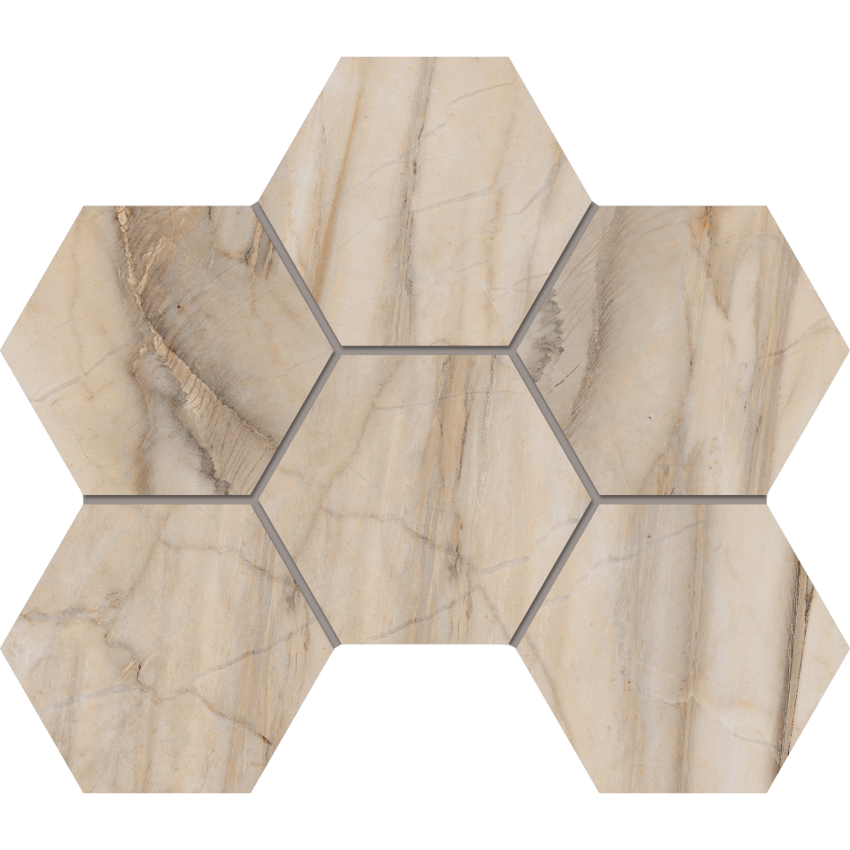 Купить Мозаика BR01 Гексагон 25x28,5 непол. в Новосибирске