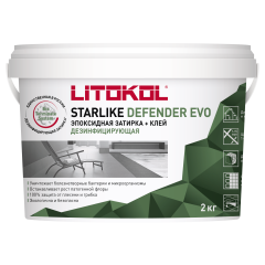 Купить STARLIKE Defender EVO S.202 NATURALE антибакт.затир.смесь 1kg bucket в Новосибирске