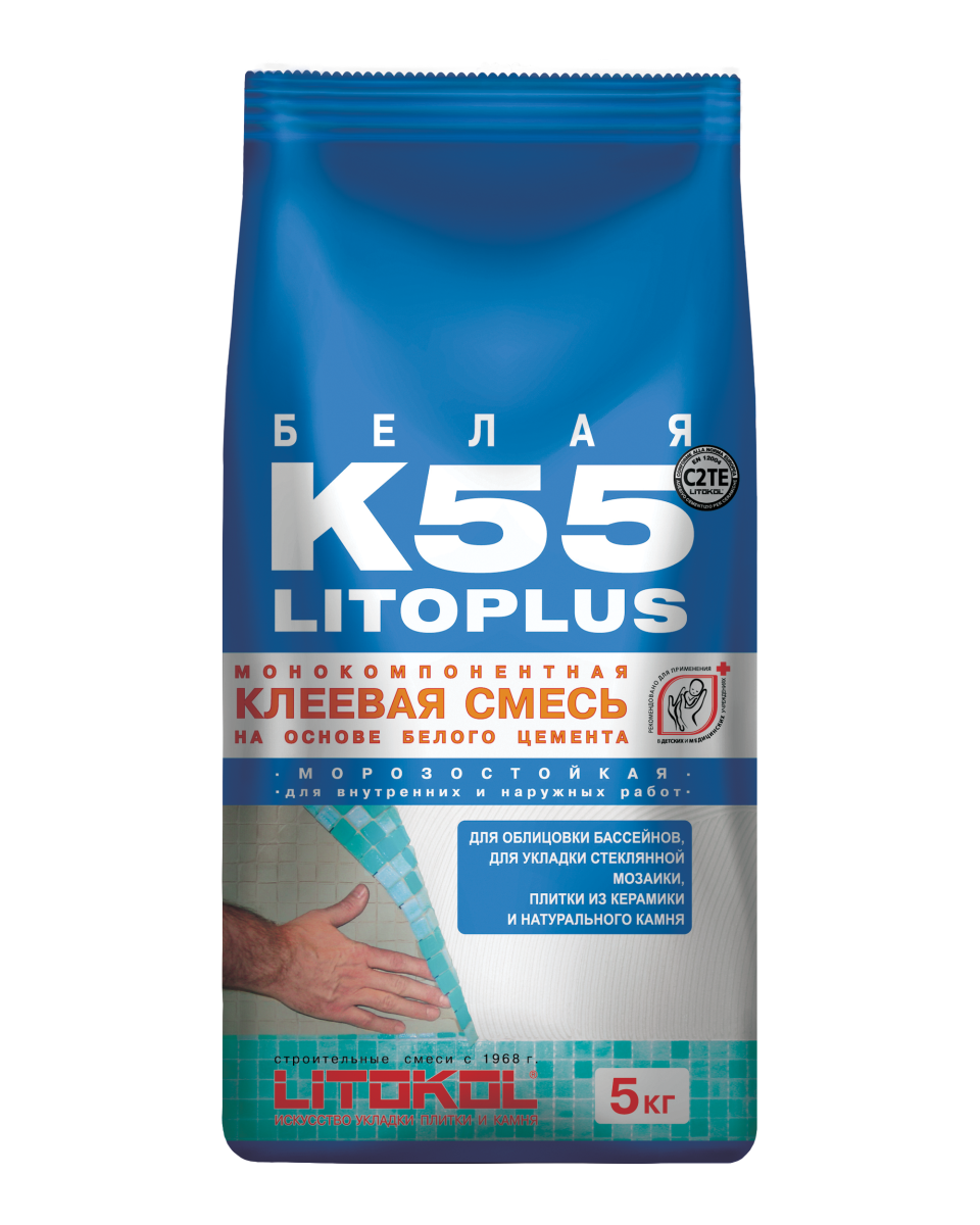 Купить LitoPlus K55-клеевая смесь 5kg Al.bag в Новосибирске #2
