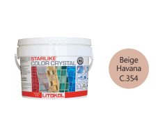Купить LITOCHROM Starlike C.354 СOLORCRYSTAL BeigeHavana 2,5kg bucket в Новосибирске