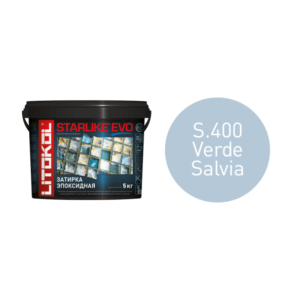 Купить STARLIKE EVO S.400 VERDE SALVIA затир.смесь (5kg bucket) в Новосибирске-1