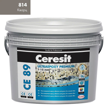 Купить Эпоксидная затирка Ceresit CE 89 2,5kg Quartz 814 в Воронеже