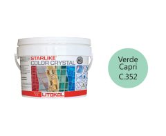 Купить LITOCHROM Starlike C.352 СOLORCRYSTAL VerdeCapri 2,5kg bucket в Новосибирске
