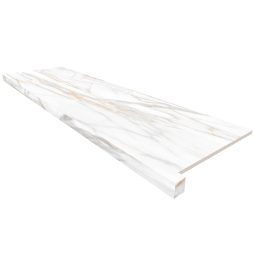 Купить Подоконник угловой SM02 33х120 непол. с боковым выступом (левый) в Самаре