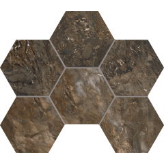 Купить Мозаика BR04 Гексагон 25x28,5 полир. в Новосибирске