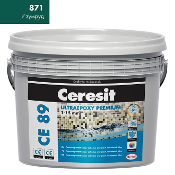Купить Эпоксидная затирка Ceresit CE 89 2,5kg E.Green 871 в Уфе