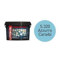 Купить STARLIKE EVO S.320 AZZURRO CARAIBI затир.смесь (2,5kg bucket) в Новосибирске