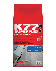 Купить SUPERFLEX K77 серый-клеевая смесь 5kg bag в Новосибирске #2