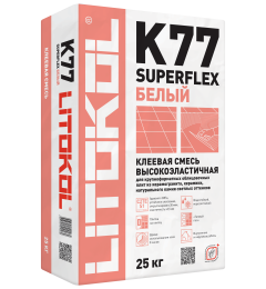Купить SuperFlex K77 белый-клеевая смесь 25kg bag в Новосибирске #2