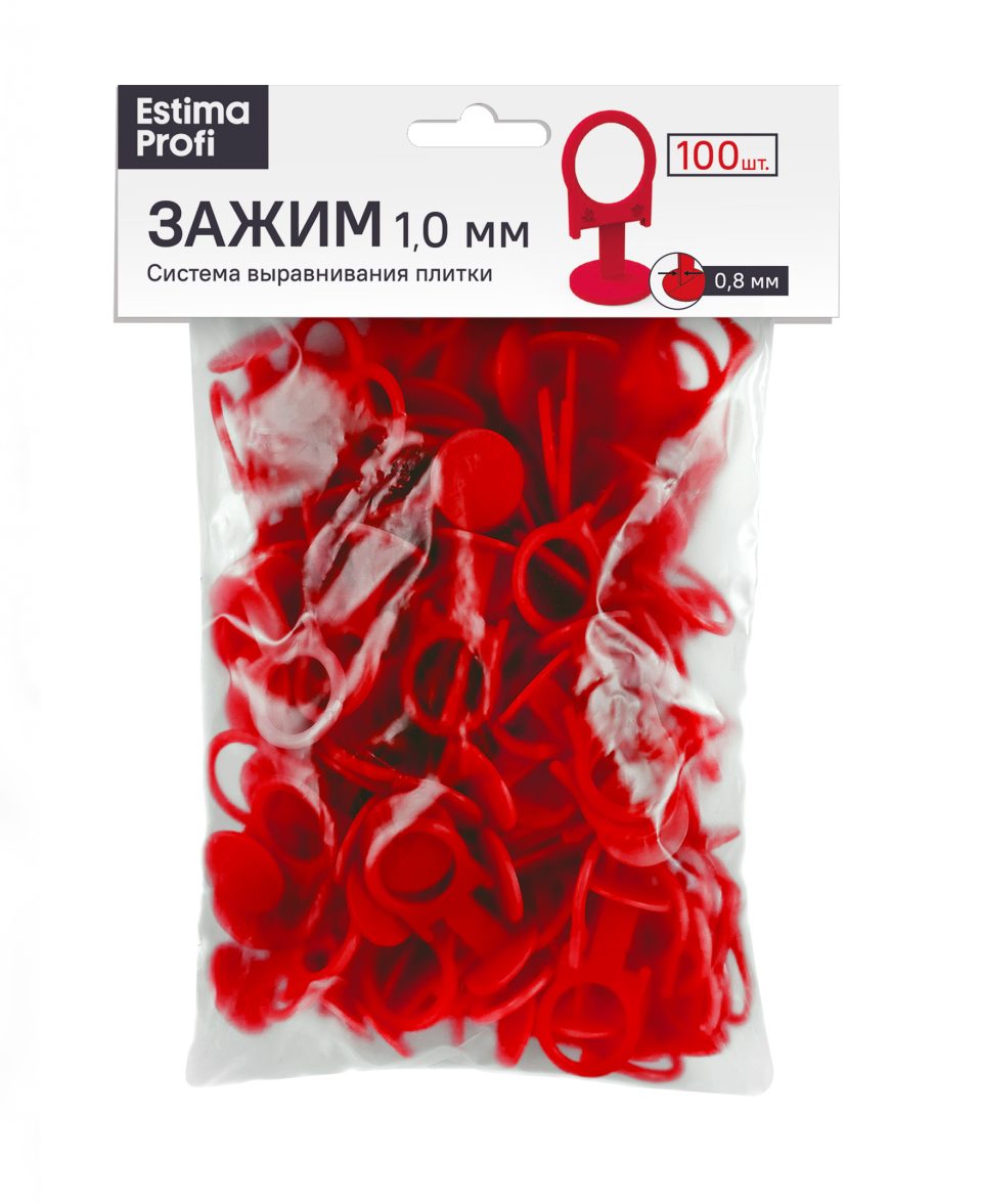 Купить Зажим "кольцо" СВП 0.8 мм Estima ПРОФИ (100 шт) в Новосибирске #2