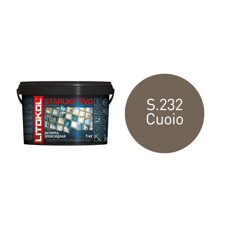Купить STARLIKE EVO S.232 CUOIO затир.смесь (1kg bucket) в Новосибирске