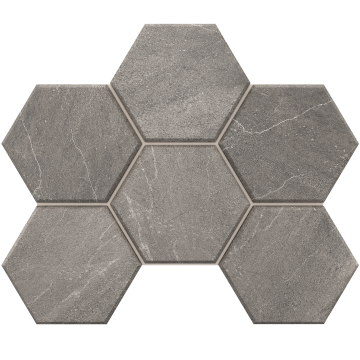 Купить Мозаика GB02 Гексагон 25x28,5x9 непол. в Новосибирске