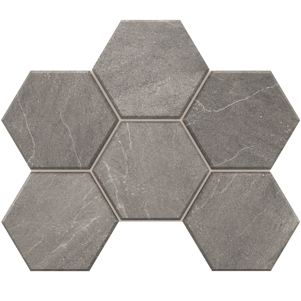 Купить Мозаика GB02 Гексагон 25x28,5x9 непол. в Новосибирске