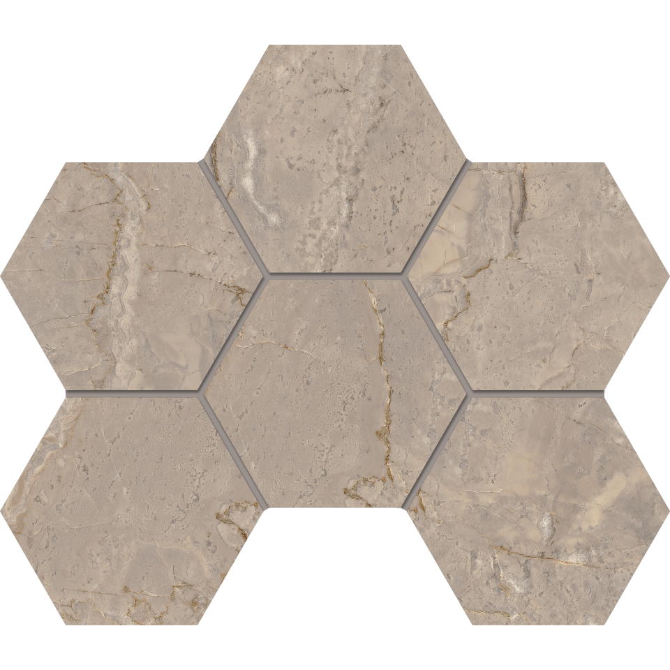 Купить Мозаика BR02 Гексагон 25x28,5 полир. в Новосибирске