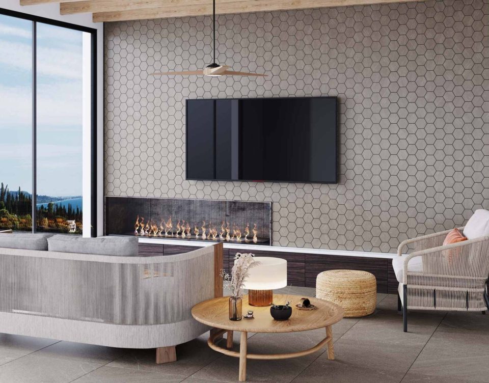 Купить Мозаика GB02 Гексагон 25x28,5 непол. в Новосибирске #2