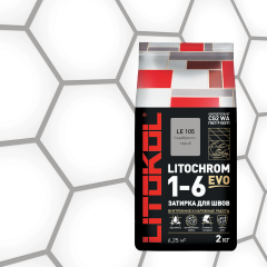 Купить LITOCHROM 1-6 EVO LE 105 серебристо-серый 2kg Al.bag в Новосибирске