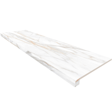 Купить Подоконник угловой NL00 33х160 непол. с боковым выступом (правый) в Самаре