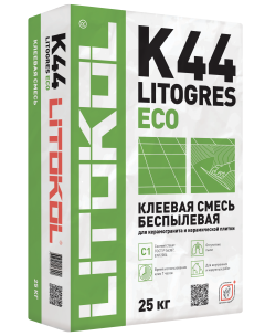 Купить Litogres К44 ECO- беспылевая клеевая смесь 25kg bag в Новосибирске