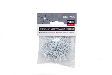 Купить Крестики для плитки 1 мм Estima PROFI (200 шт) в Москве-2