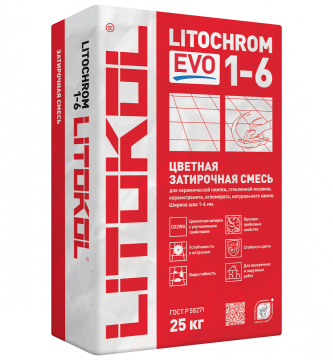Купить LITOCHROM 1-6 EVO LE 100 пепельно-белый 25kg bag в Москве