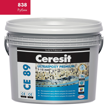 Купить Эпоксидная затирка Ceresit CE 89 2,5kg R.Red 838 в Москве