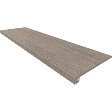 Купить Комплект (Ступень KW02 (33x120x9) структур. (прямоугол. бортик) без насечек + Подступенок (14,5x120x9)) в Новосибирске