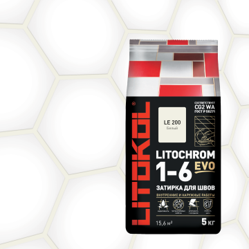 Купить LITOCHROM 1-6 EVO LE 200 белый 5kg Al.bag в Москве