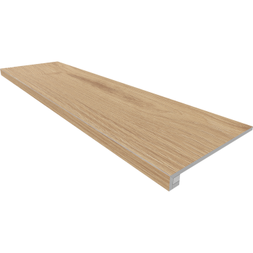 Купить Комплект (Ступень AV02 (33x160x10) непол. (прямоугол. бортик) без насечек + Подступенок (14,5x160x10)) в Новосибирске