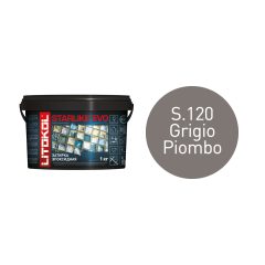 Купить STARLIKE EVO S.120 GRIGIO PIOMBO затир.смесь (1kg bucket) в Новосибирске #2