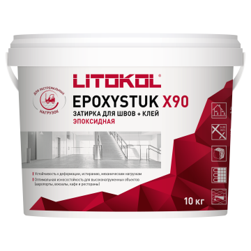 EPOXYSTUK X90 C.00 BIANCO  10kg bucket