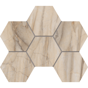 Купить Мозаика BR01 Гексагон 25x28,5x9 непол. в Новосибирске