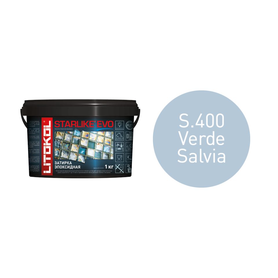 Купить STARLIKE EVO S.400 VERDE SALVIA затир.смесь (1kg bucket) в Новосибирске