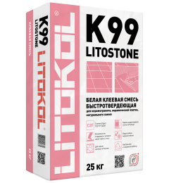 Купить Litostone К99-белая-клеевая смесь 25kg bag в Новосибирске