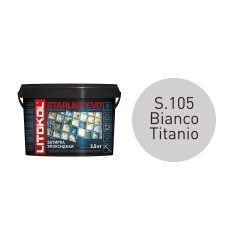 Купить STARLIKE EVO S.105 BIANCO TITANIO затир.смесь (2,5kg bucket) в Новосибирске #2